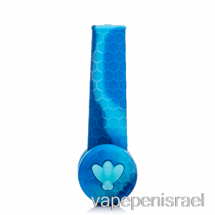 חד פעמי Vape Israel Stratus Trio צינור סיליקון שיש כחול (בייבי כחול / כחול)